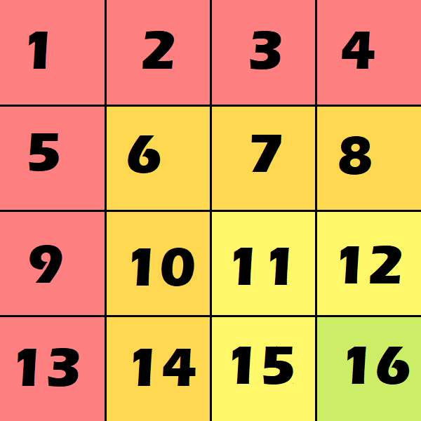 Nowoczesne puzzle 15 puzzle przesuwne online