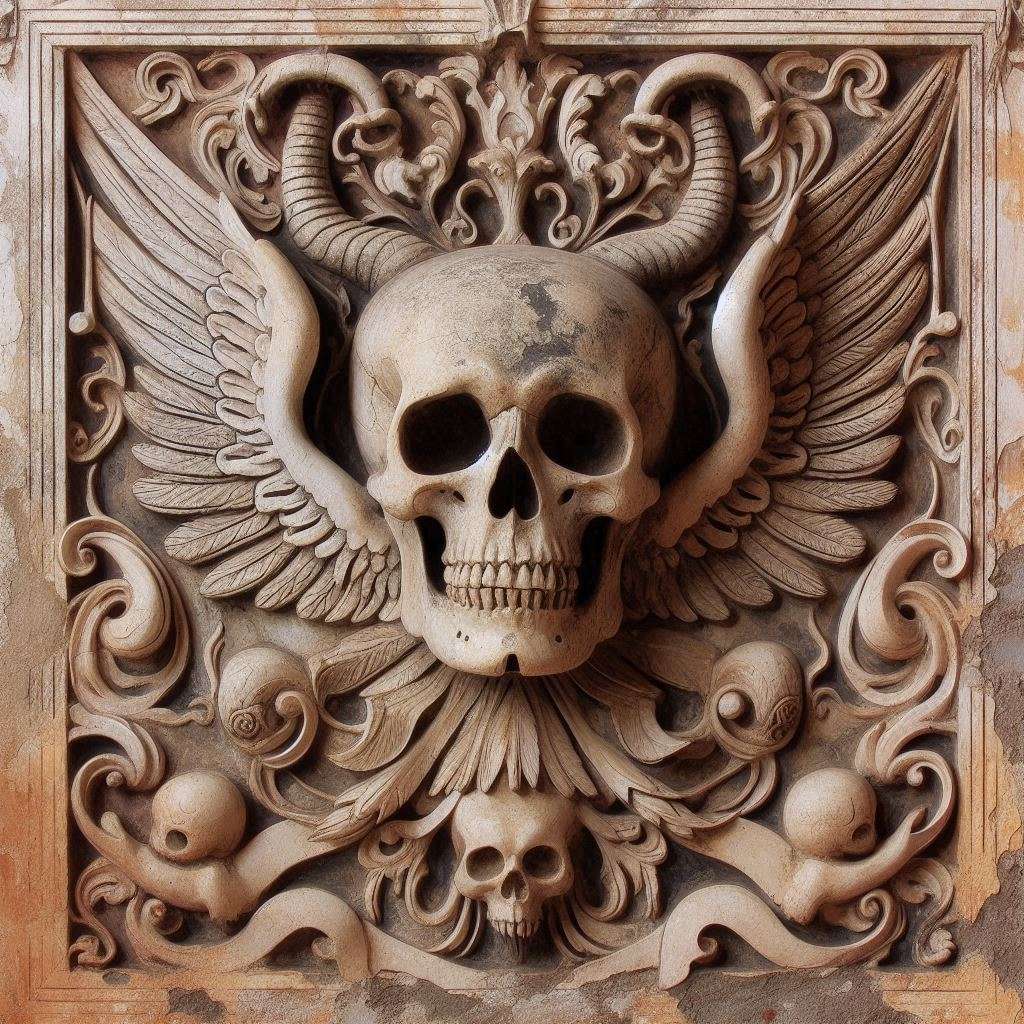 Carved Skull sliding puzzle online