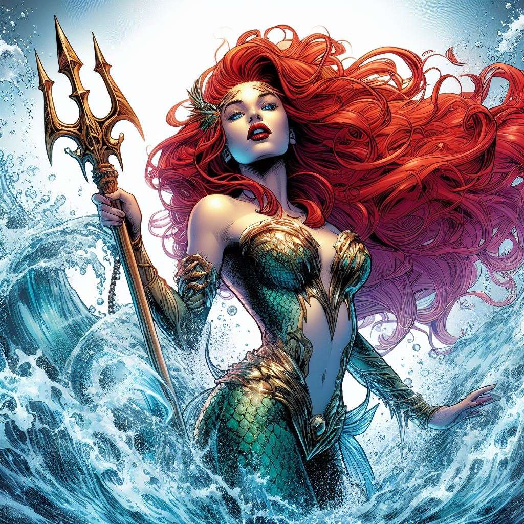 Mera de DC comics puzzle online