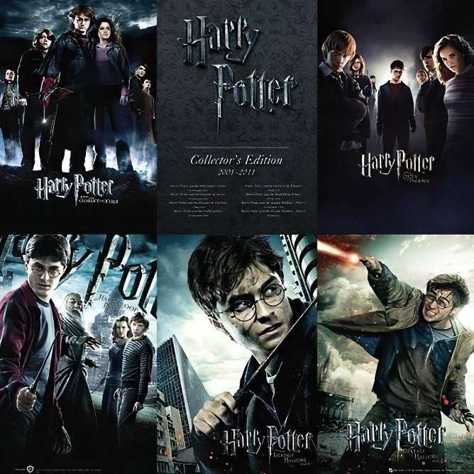 Harry potter. posuvné puzzle online