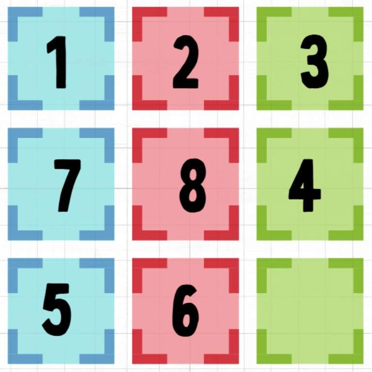 begintoestand naar eindtoestand online puzzel