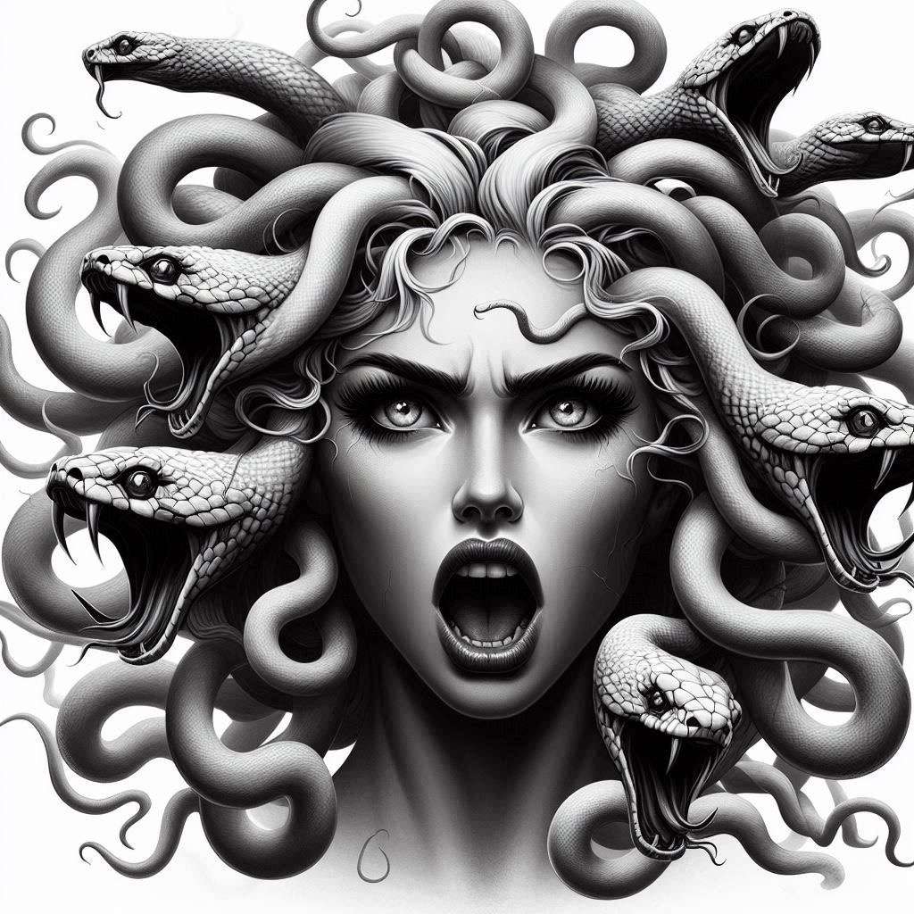 Medusa arrabbiata puzzle scorrevole online