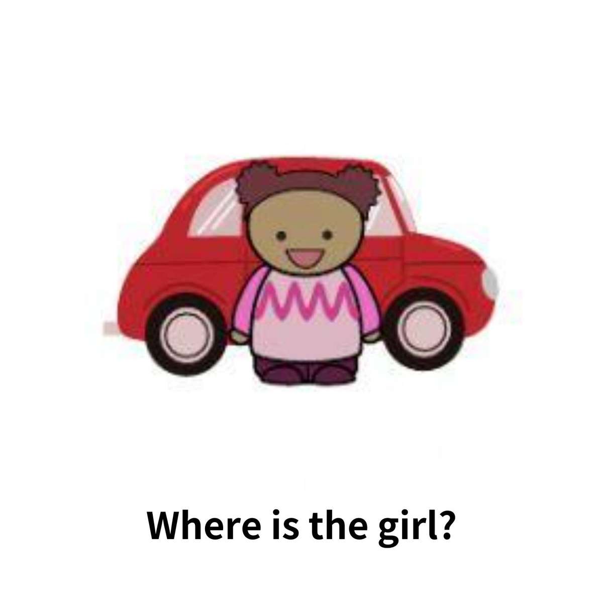 Where is the girl? sliding puzzle online