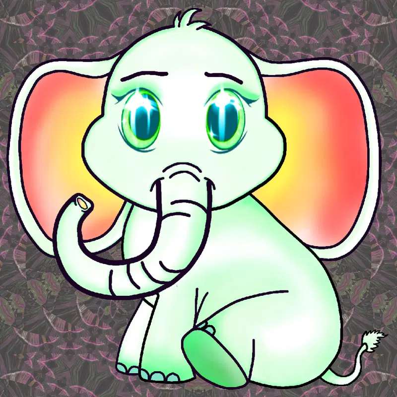 Zoodle-Elefant Schiebepuzzle online