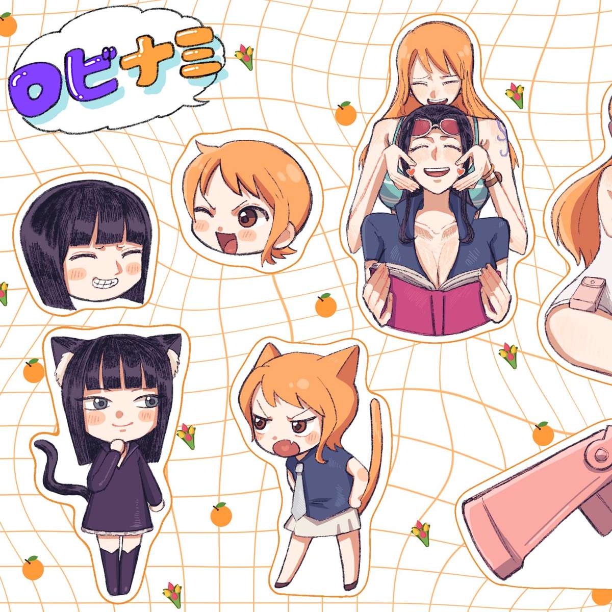 Намі і Робін онлайн пазл