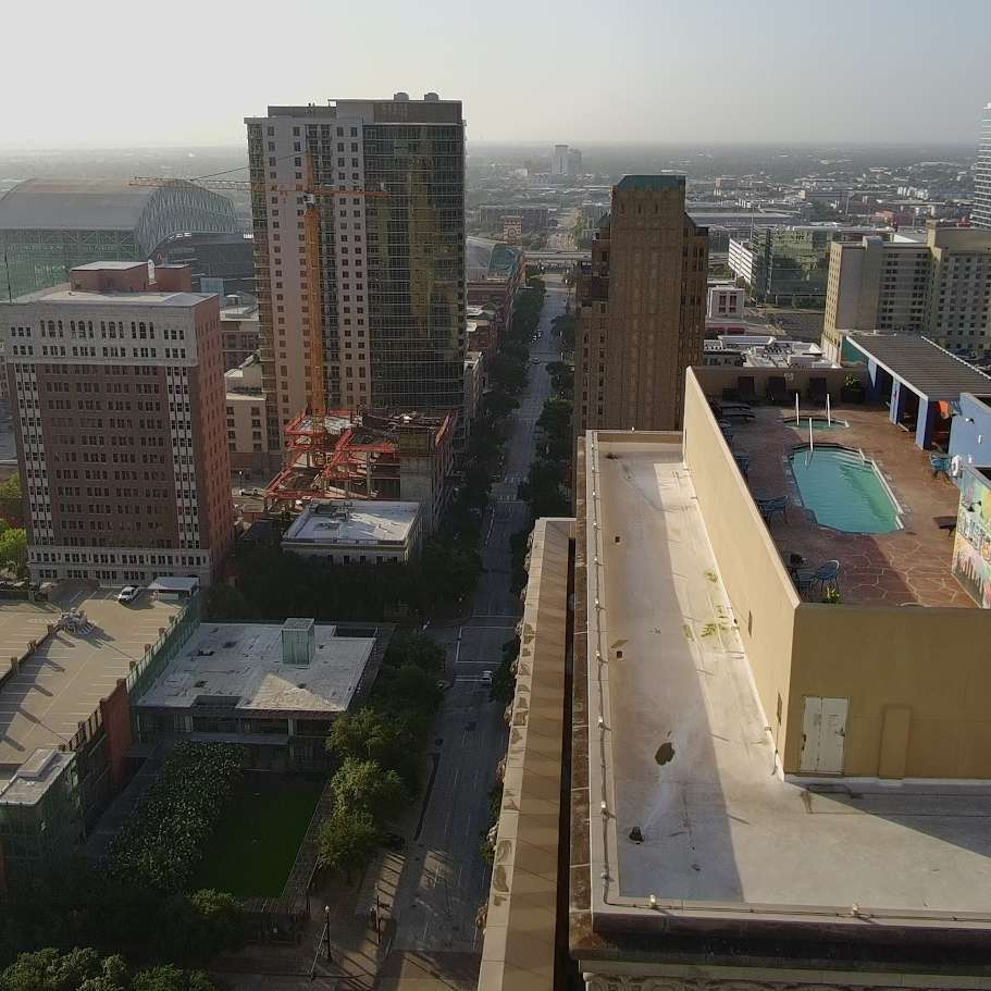 Houston, Texas, da perspectiva de um drone puzzle online