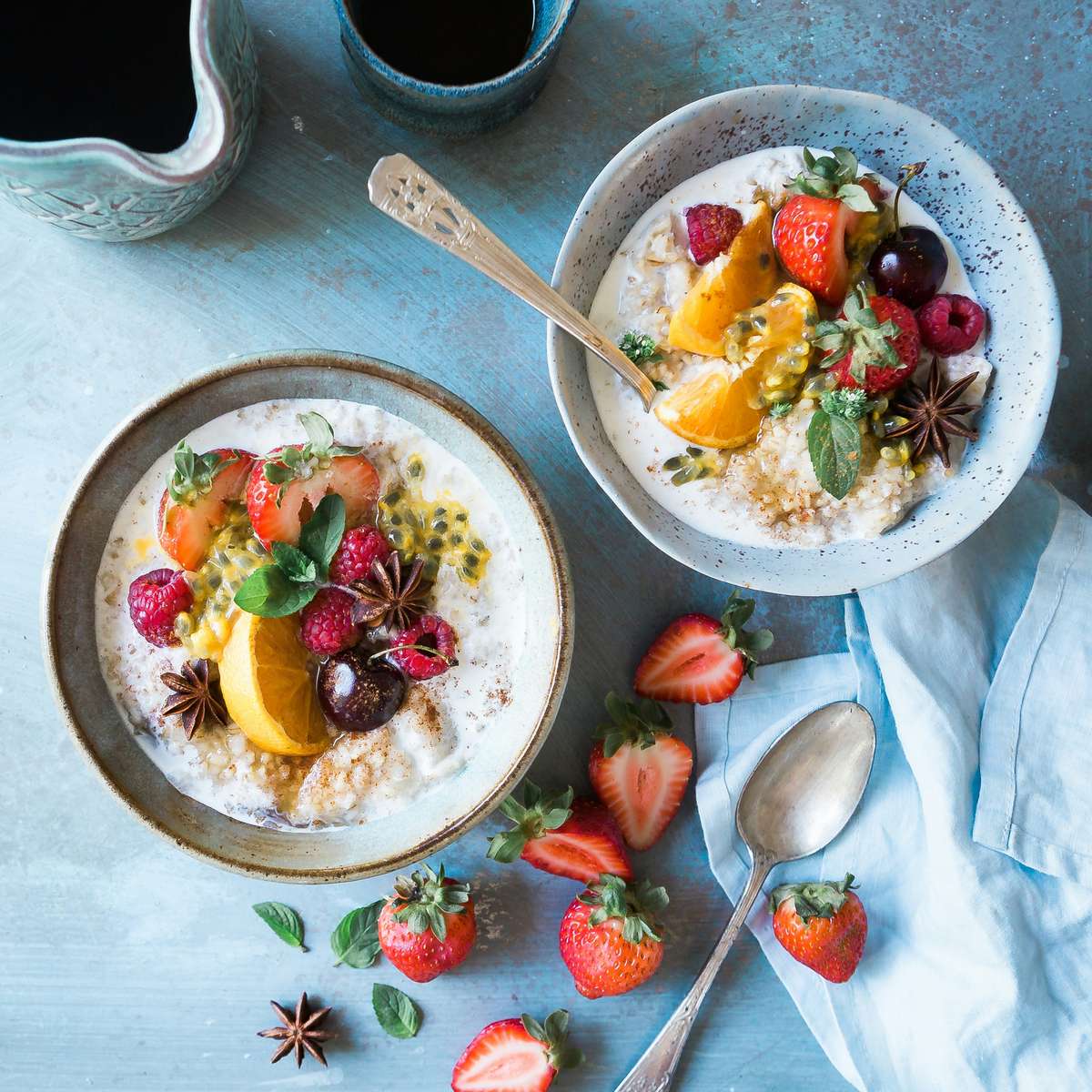 bowls of oatmeal sliding puzzle online