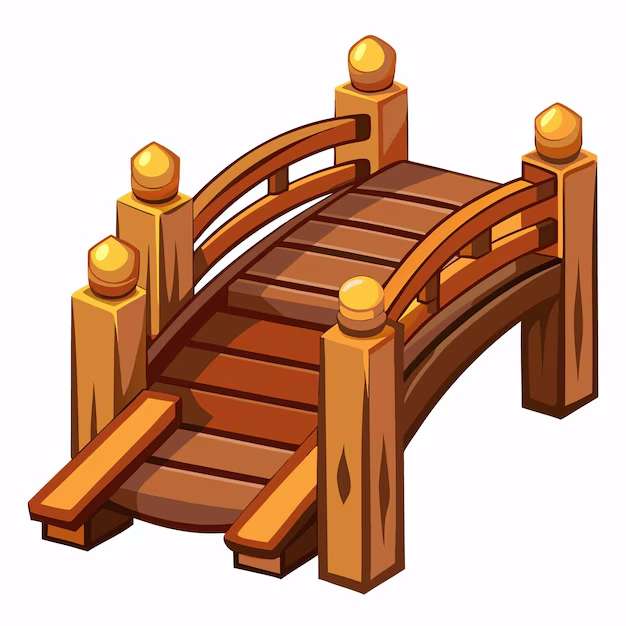 Wooden walkway online puzzle