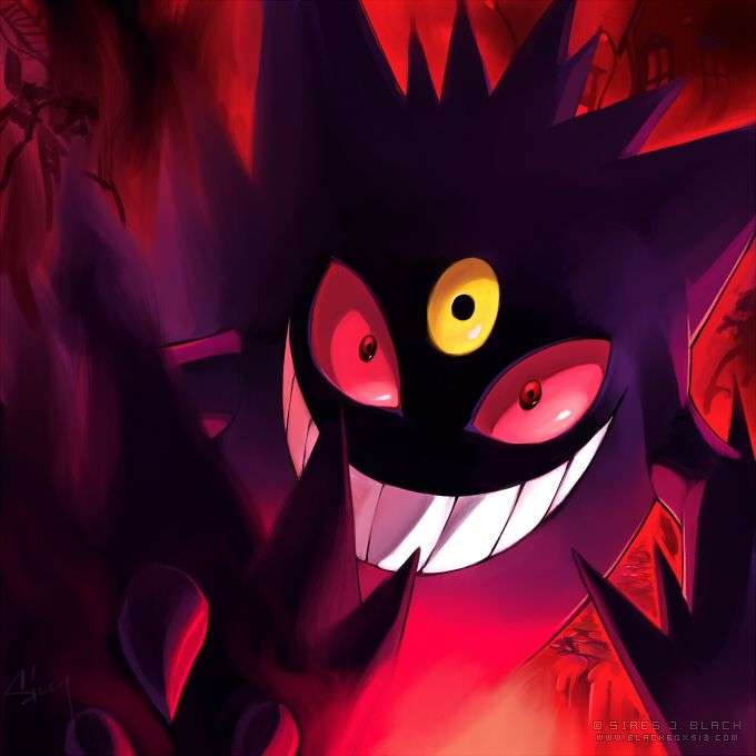 Mega Gengar Puzzle online puzzle