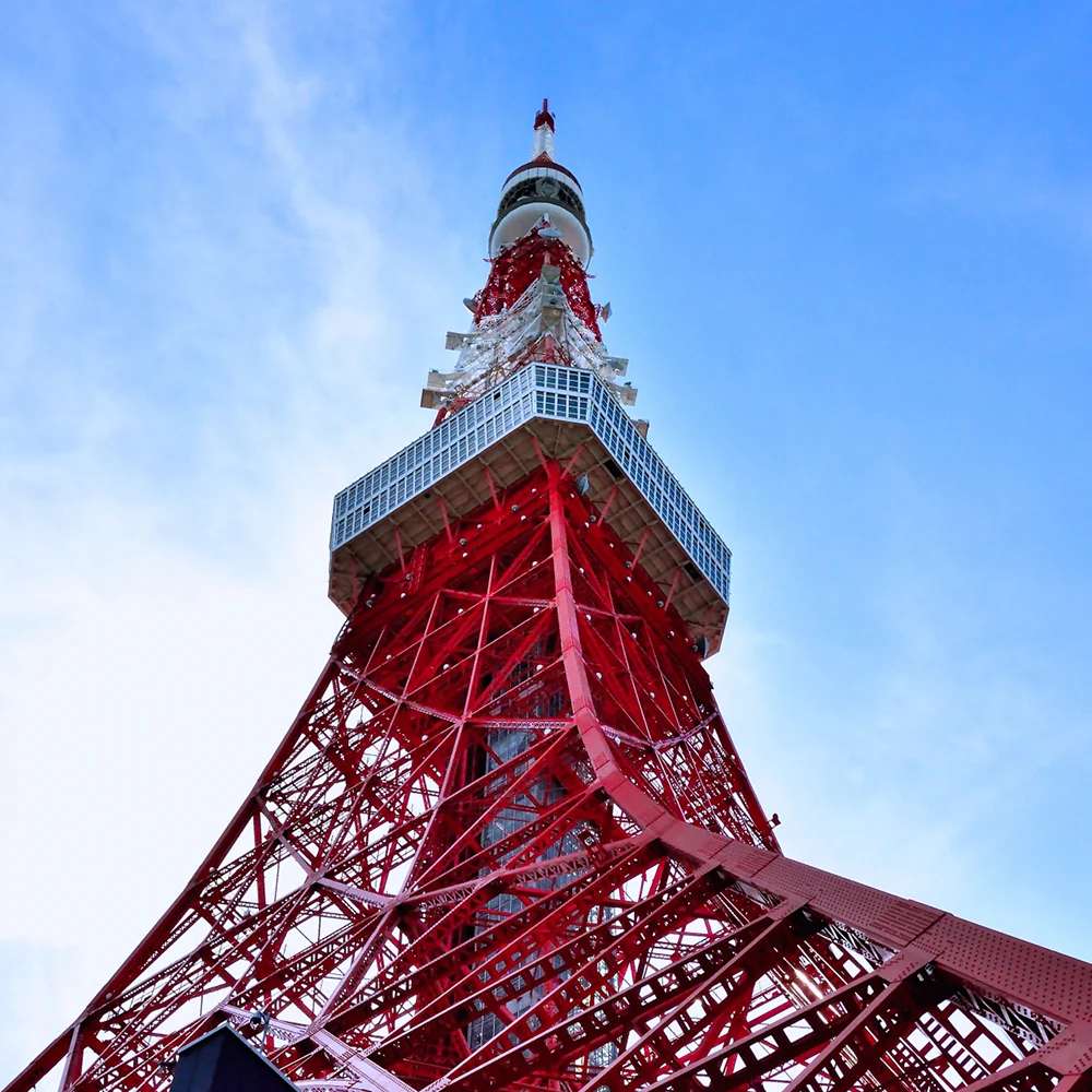 Tokio Tower posuvné puzzle online