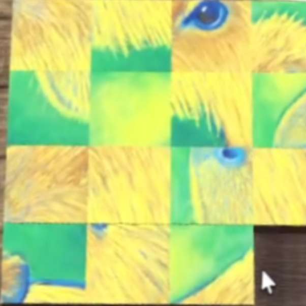 Kráva, se kterou jsem se naučil online puzzle