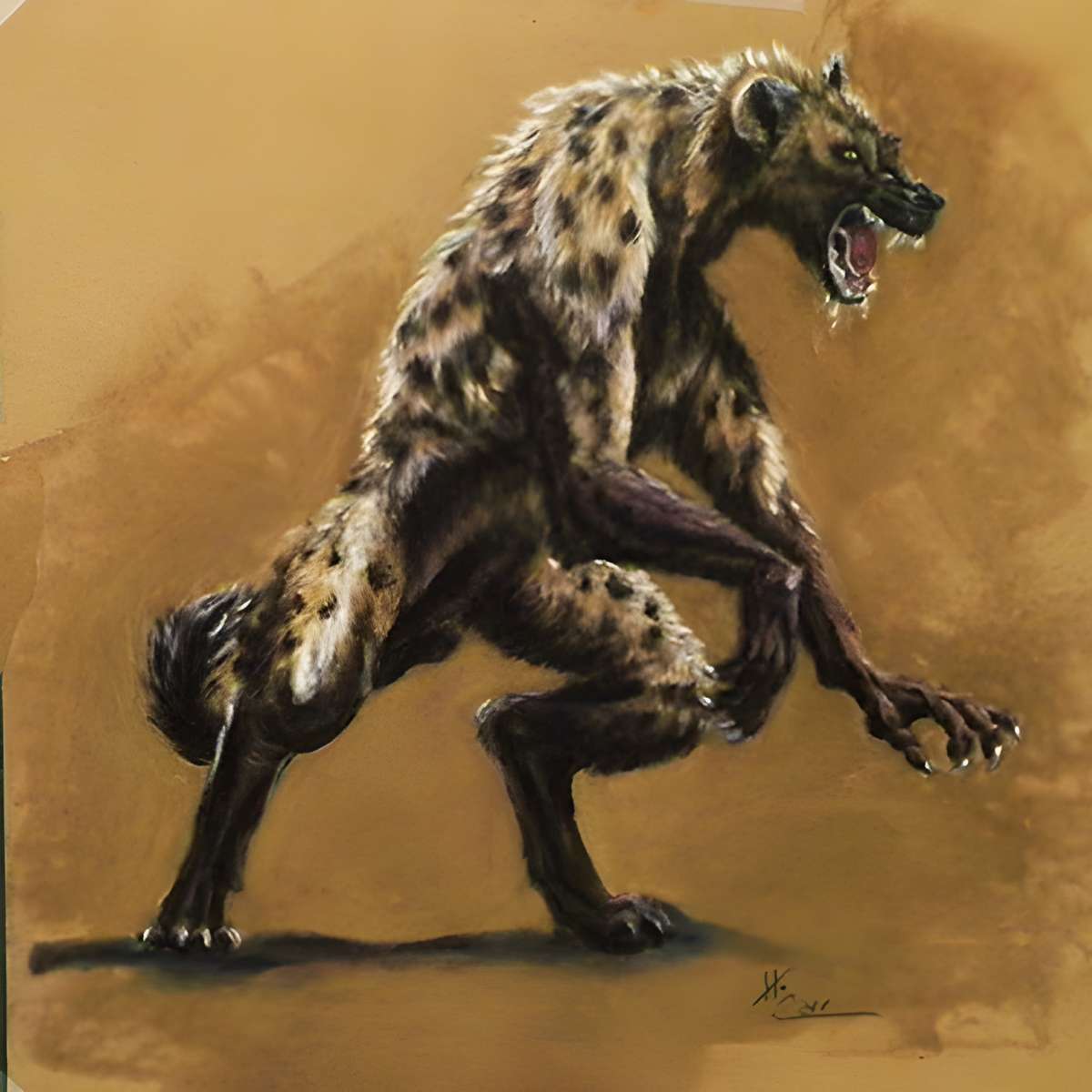 Werehyena alunecare puzzle online