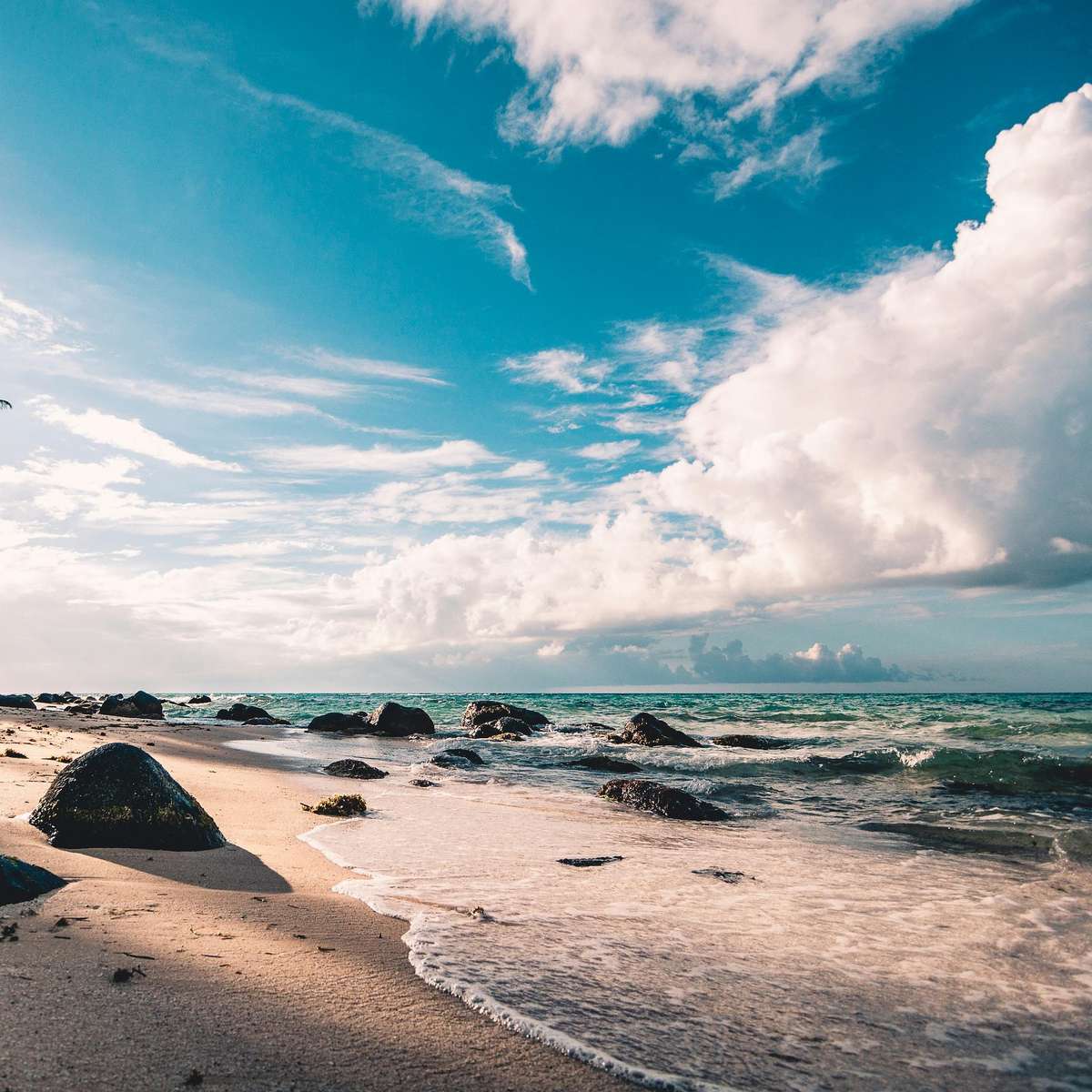 Strand en hemel schuifpuzzel online