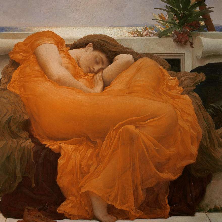 Flaming June - Frederic Leighton online puzzle