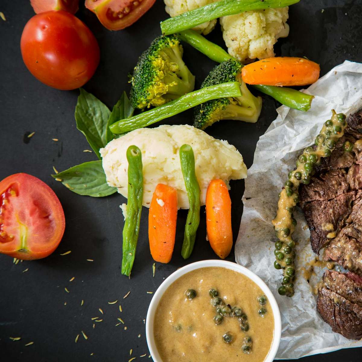 Příprava na večeři online puzzle