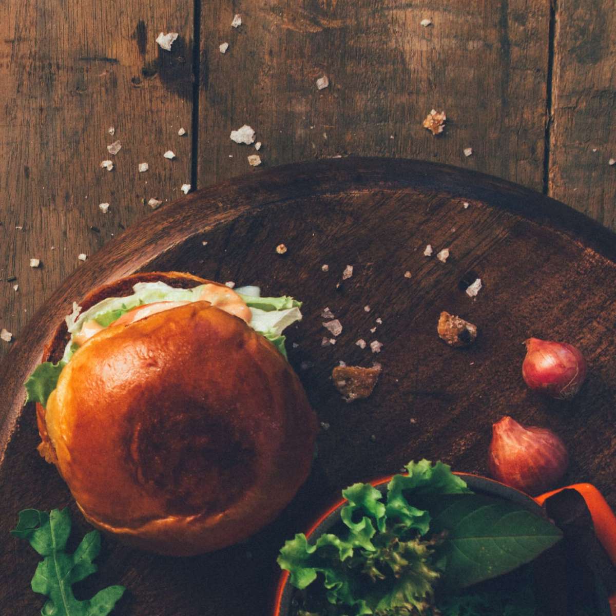 Déjeuner de hamburger puzzle coulissant en ligne