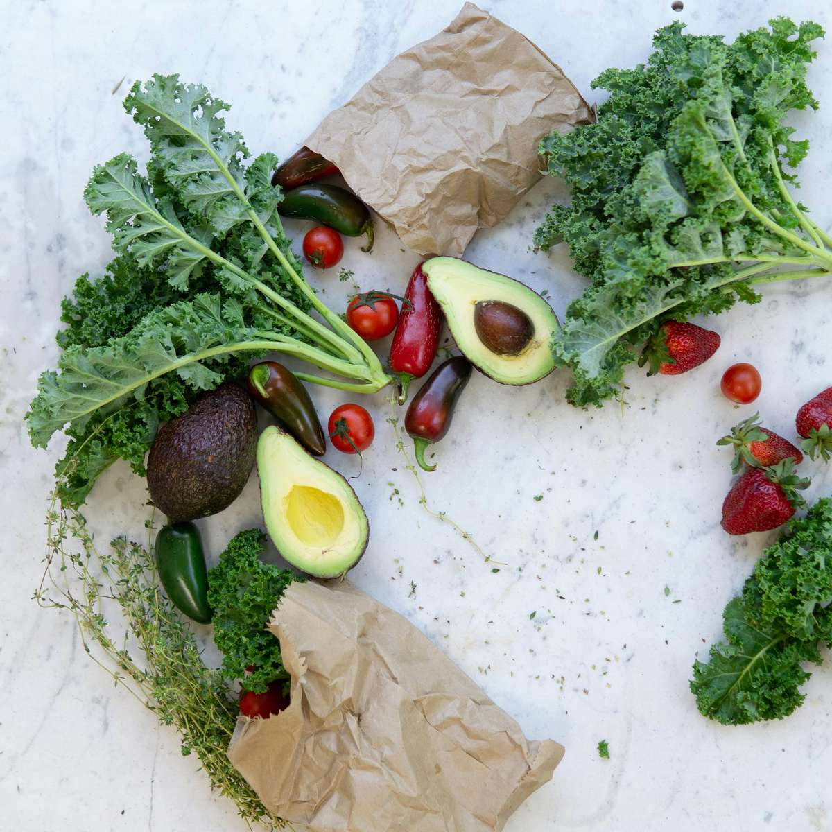 新鮮な食料品 オンラインパズル