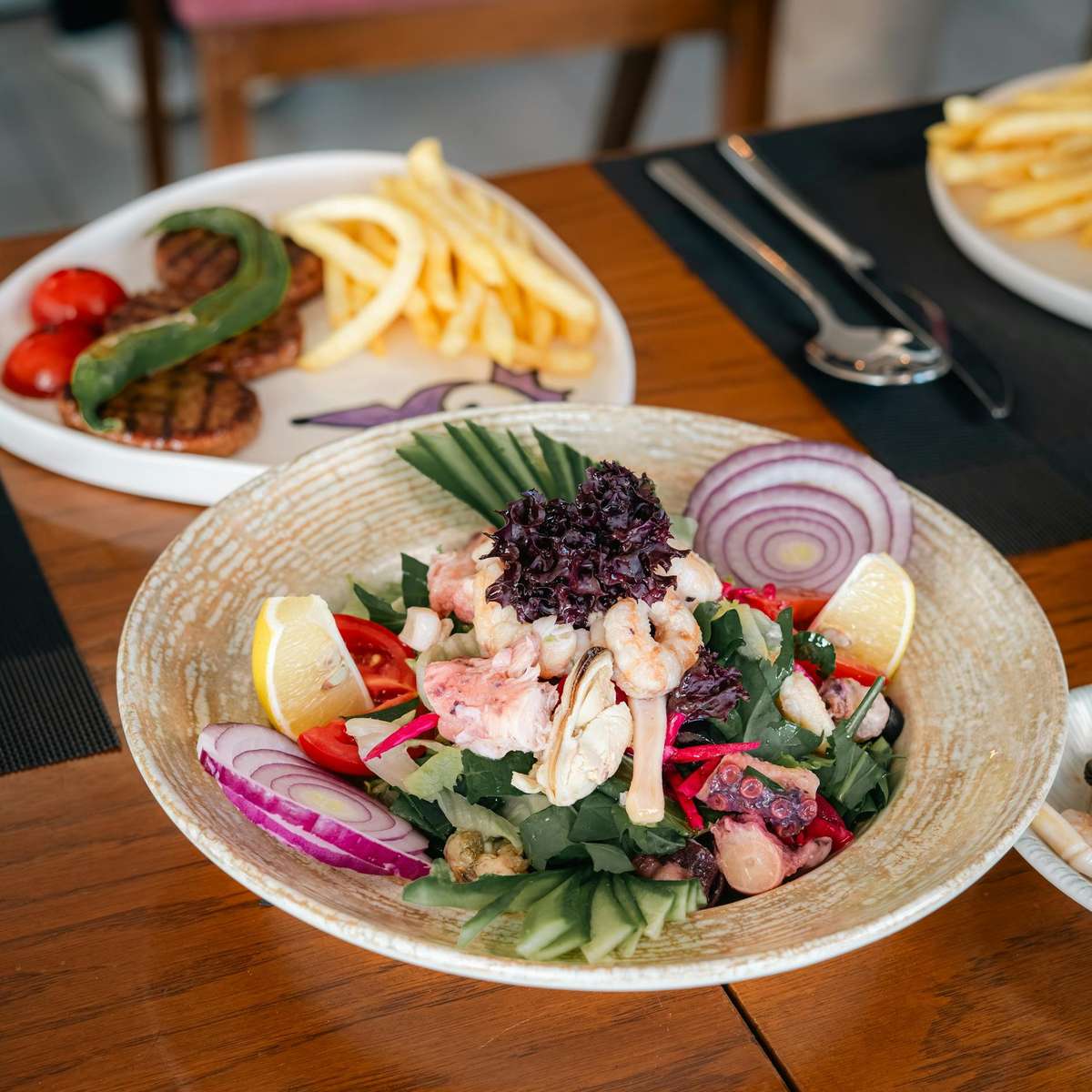 Krevetový salát online puzzle