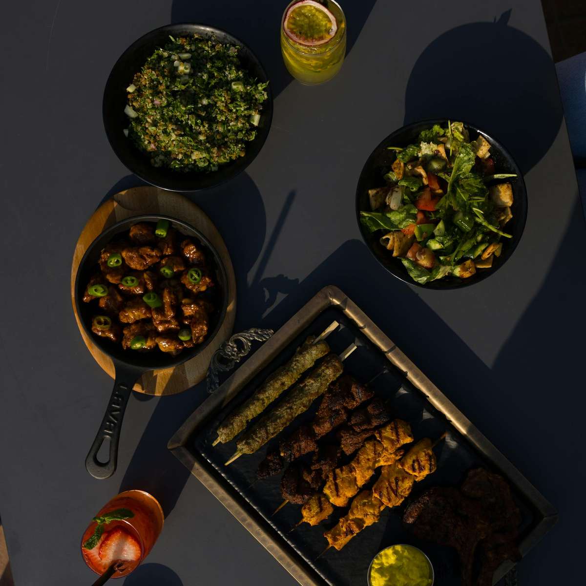 Четири ястия онлайн пъзел