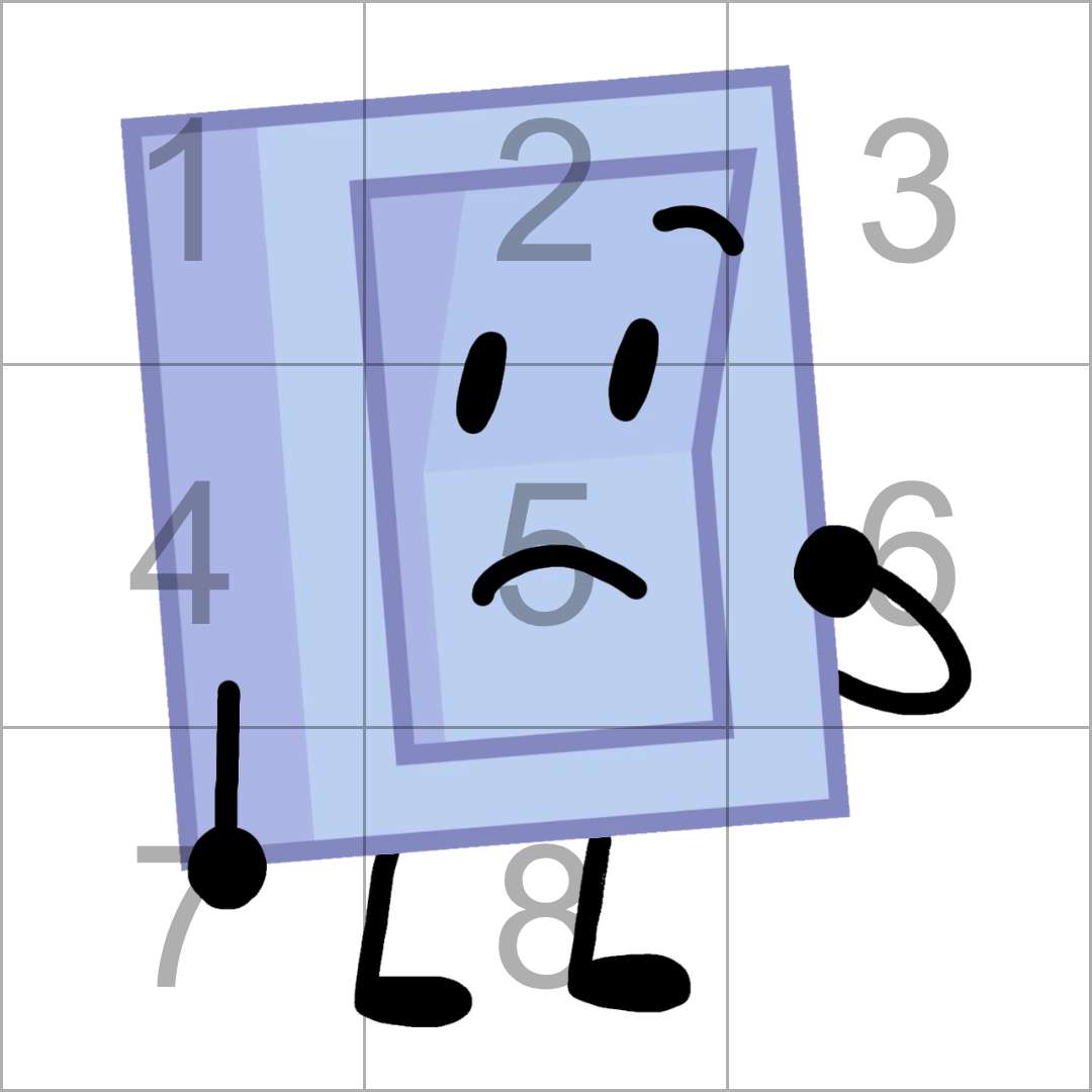 Liy From BFDI sliding puzzle online