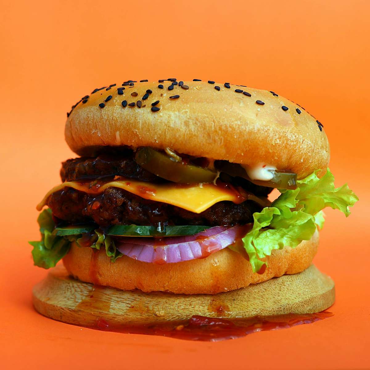 Голям бургер плъзгащ се пъзел онлайн