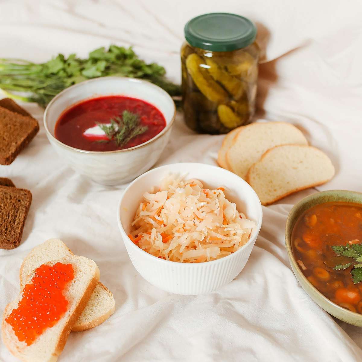 Витрина за храна за обяд онлайн пъзел