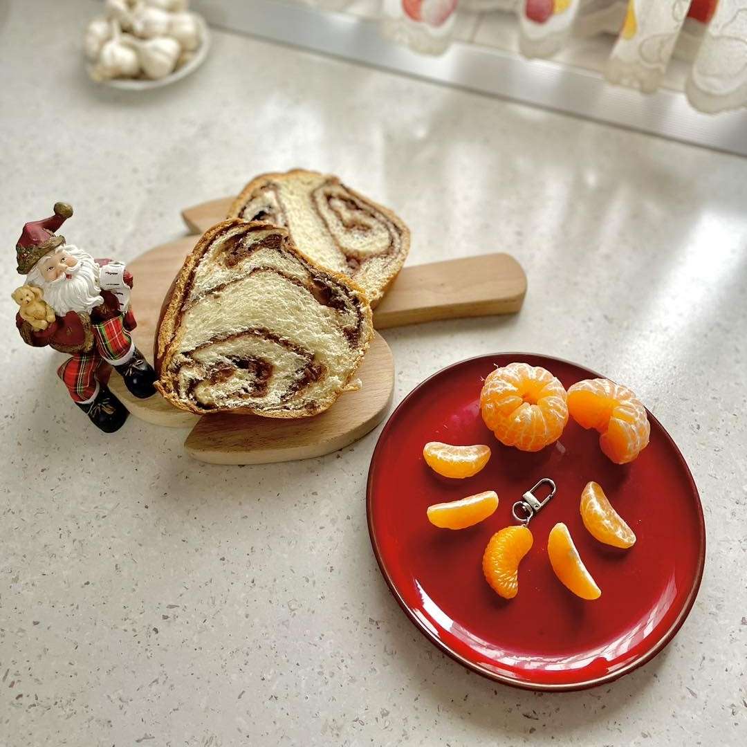 pane alla frutta e cannella puzzle scorrevole online