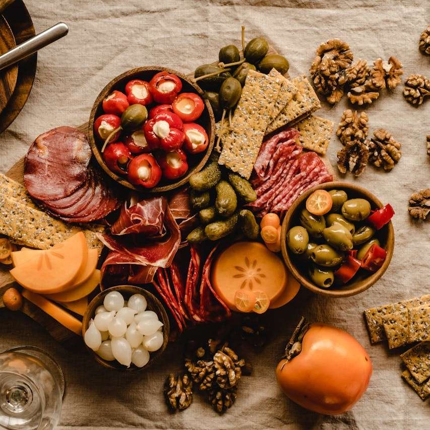 素朴なスナックのディスプレイ オンラインパズル