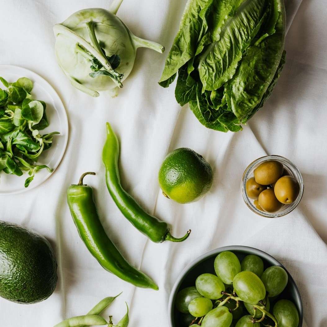 Grüne Lebensmittel Online-Puzzle