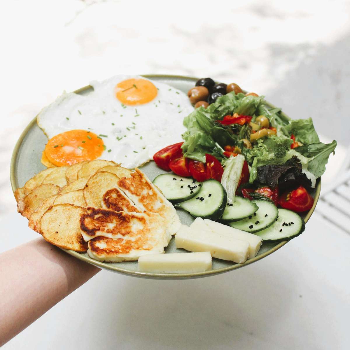 Frühstücksteller Schiebepuzzle online