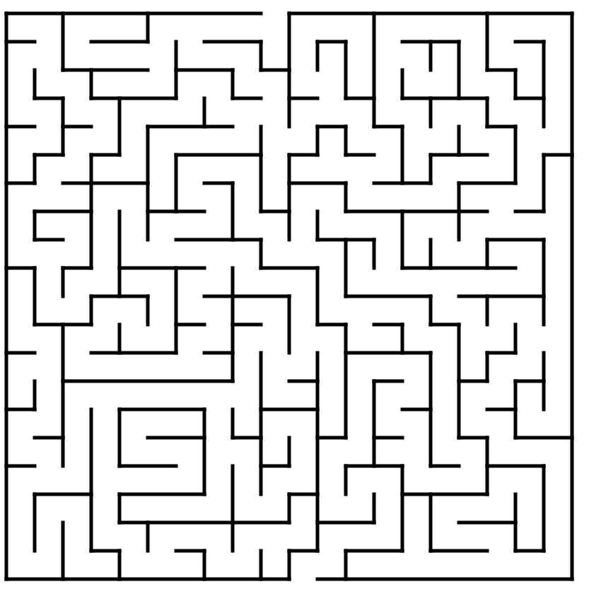 Лабиринт Слайд онлайн-пазл