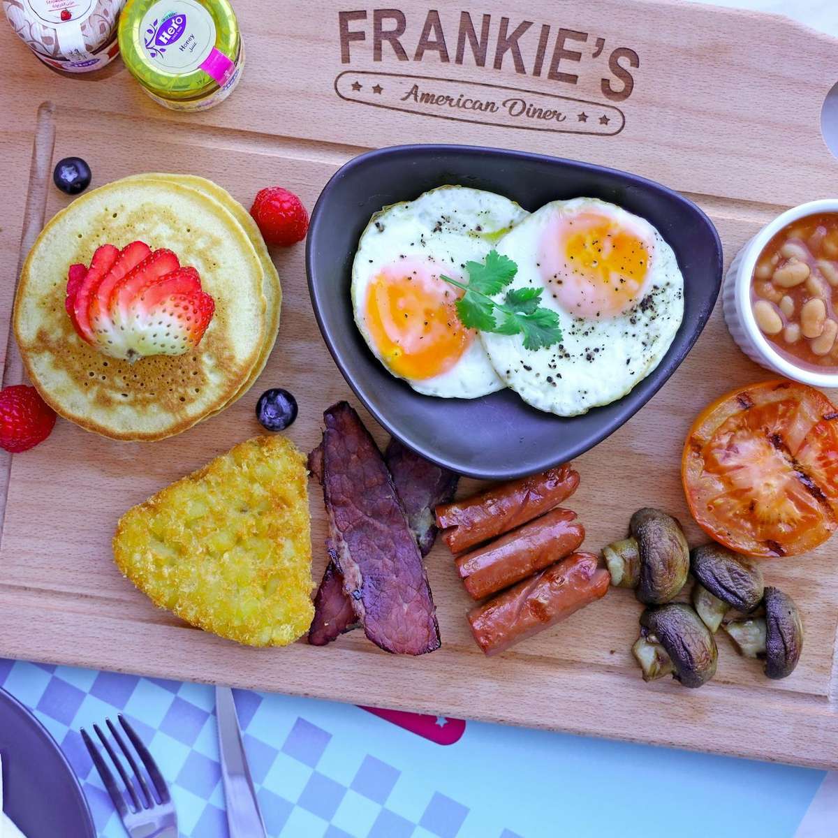 Abendessen-Frühstück Online-Puzzle