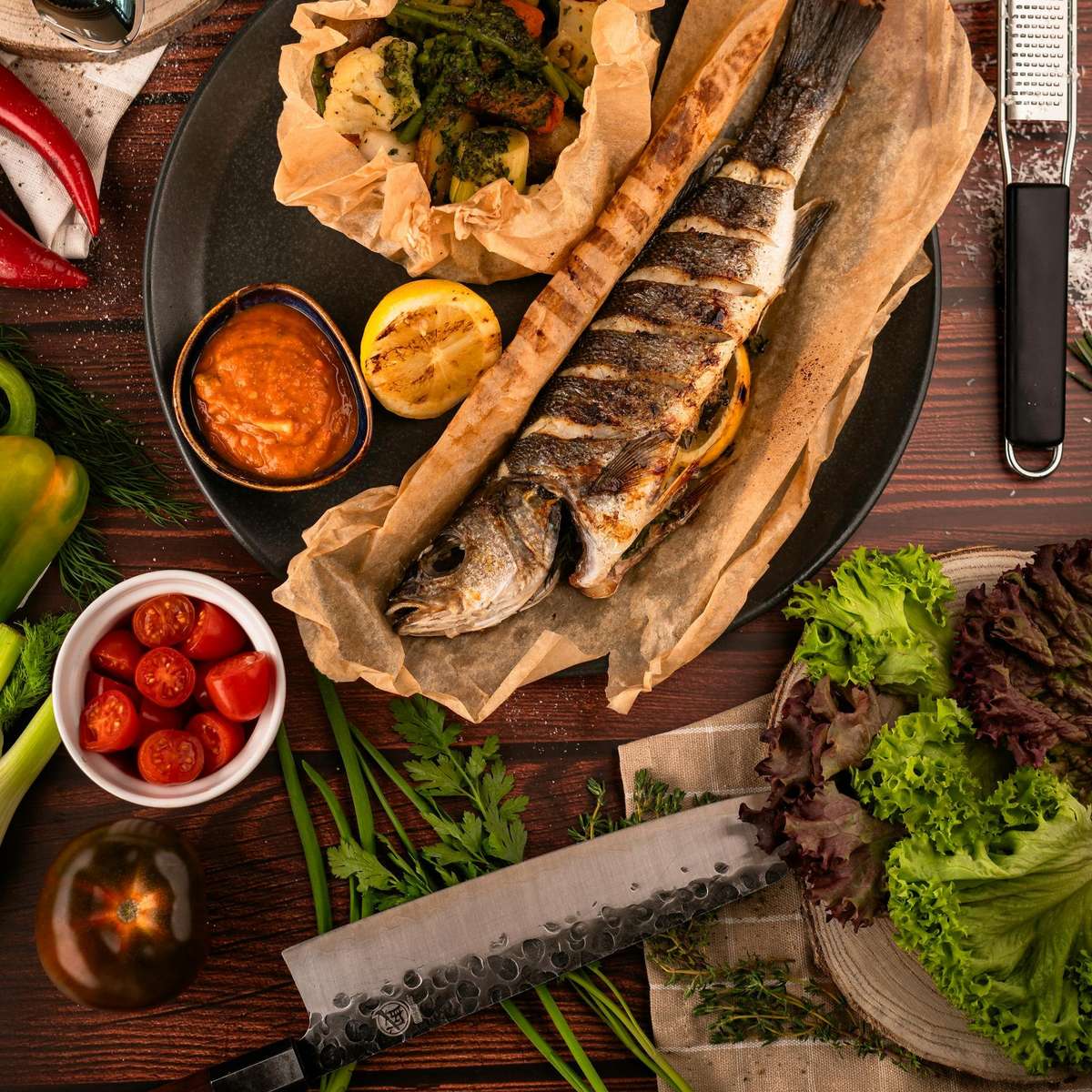 魚の夕食 スライディングパズル・オンライン