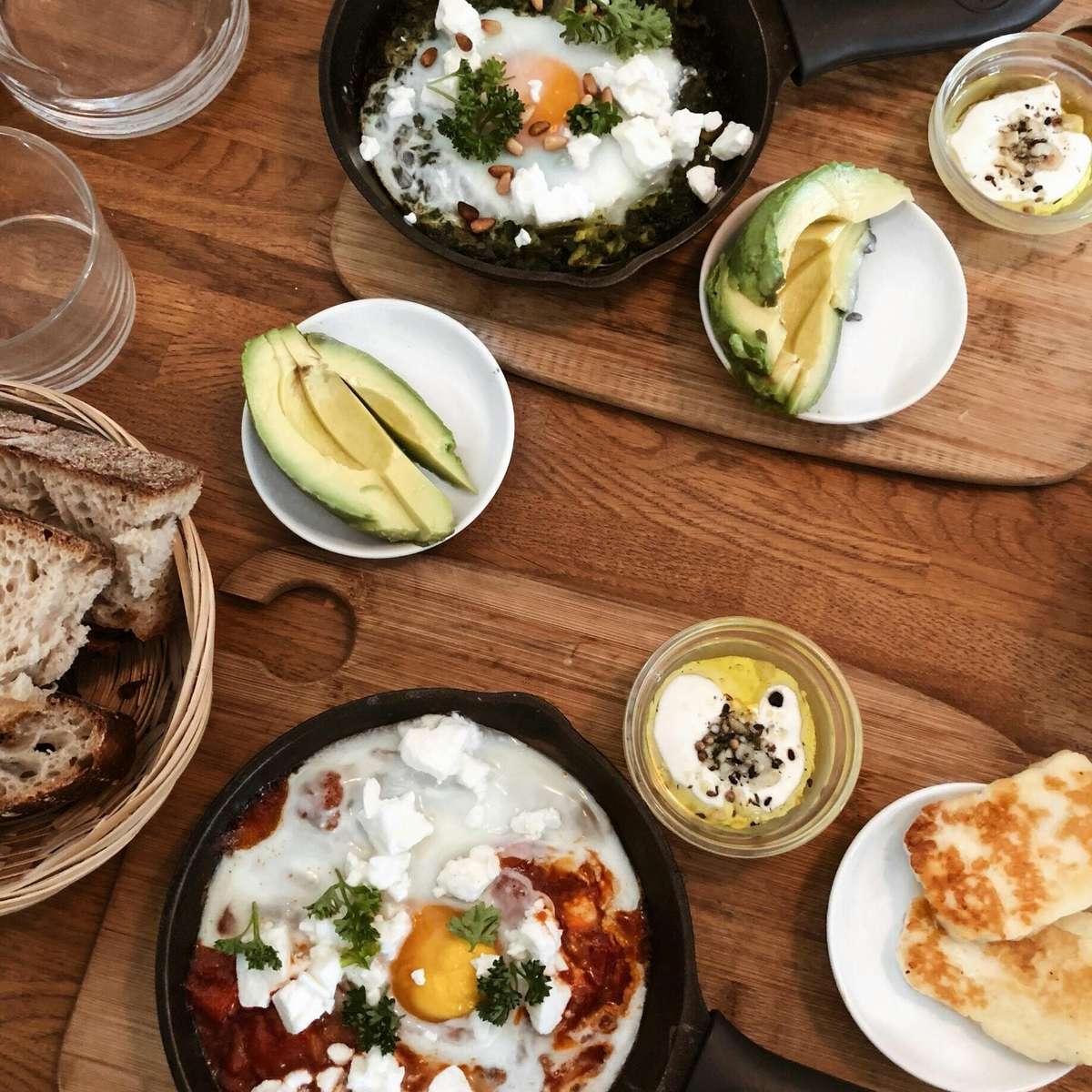 Ägg och avokado glidande pussel online