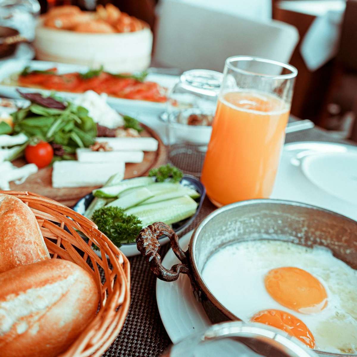 Brunch tid glidande pussel online