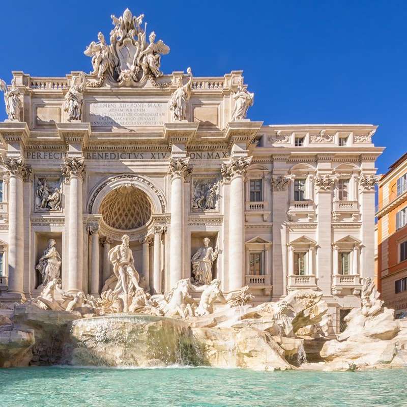 Fontana di Trevi puzzle scorrevole online