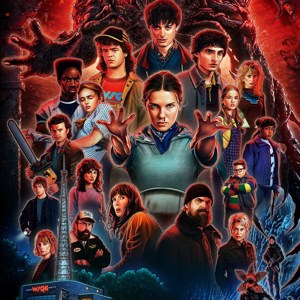 Stranger Things συρόμενο παζλ online