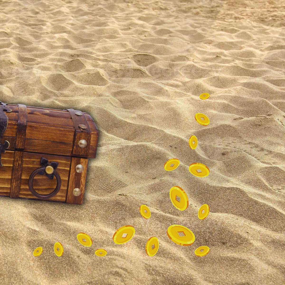 Treasure Chest puzzle scorrevole online