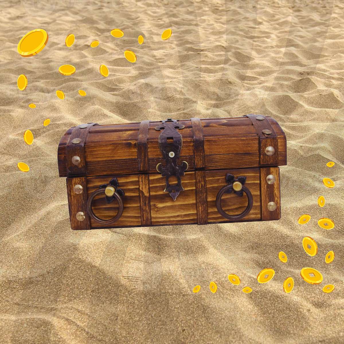 Coffre au trésor puzzle en ligne