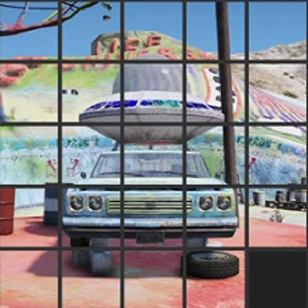 Злом автомобіля sandy murica онлайн пазл