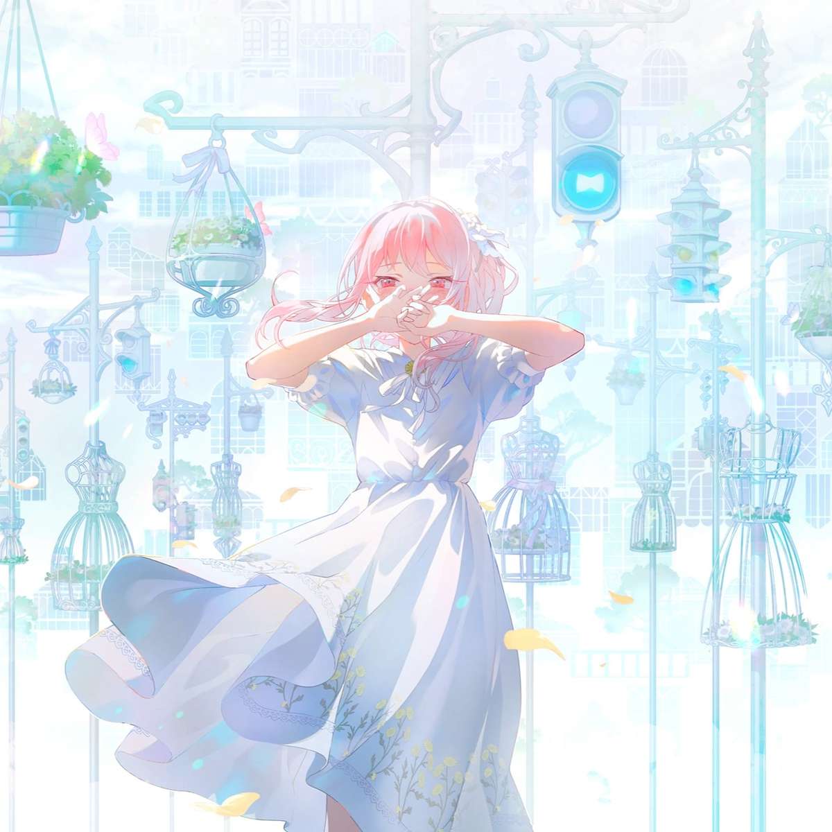 Akiyama Mizuki - Desenhando o amanhã como eu sou puzzle deslizante online