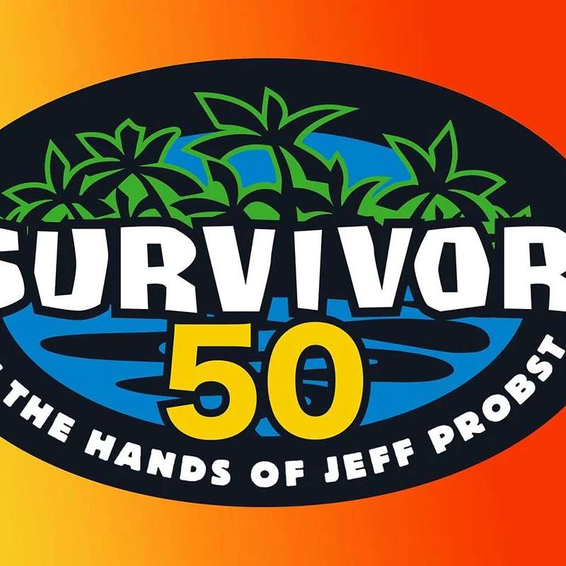 Overlevende 50-logo online puzzel