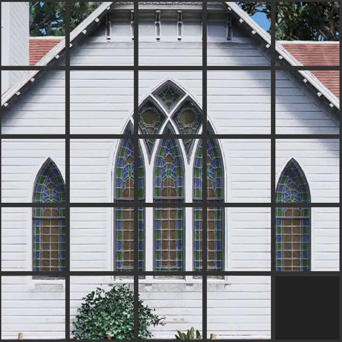 egy fehér ház csúszó puzzle online