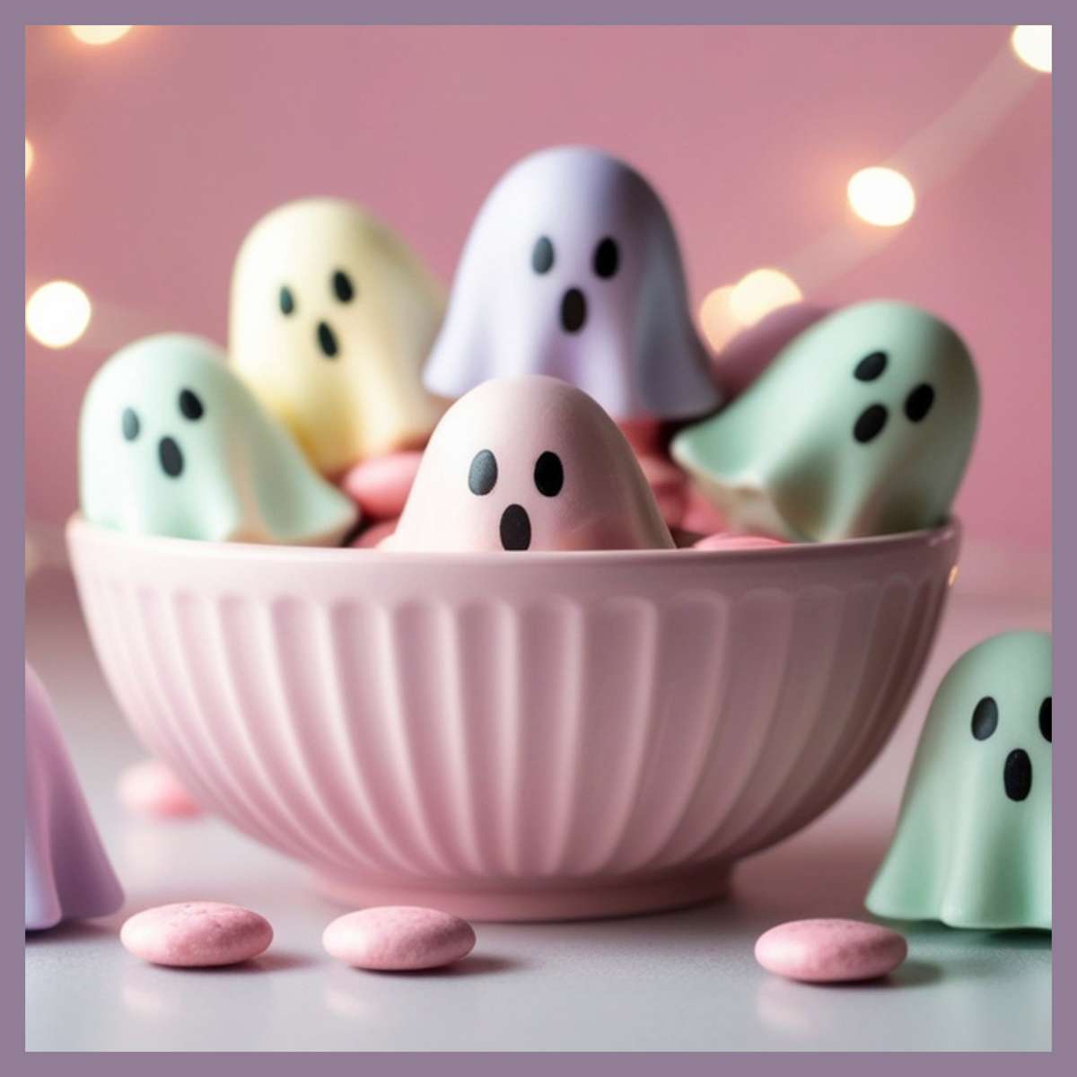 Fantome de Halloween pastel alunecare puzzle online