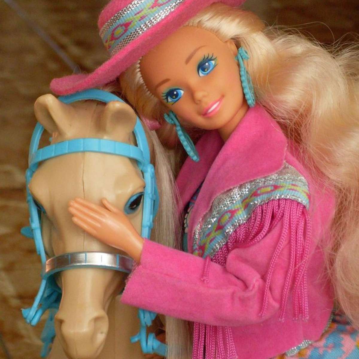 Western Fun Barbie alunecare puzzle online