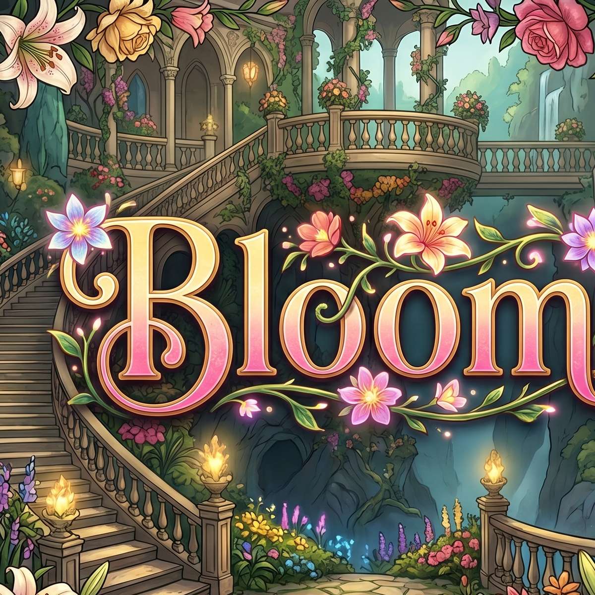 Blooming sliding puzzle online