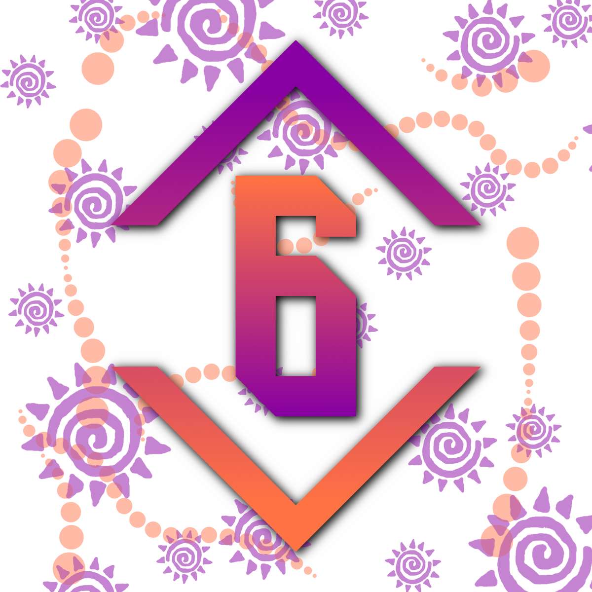 Behalten Sie das 6-Logo bei Online-Puzzle