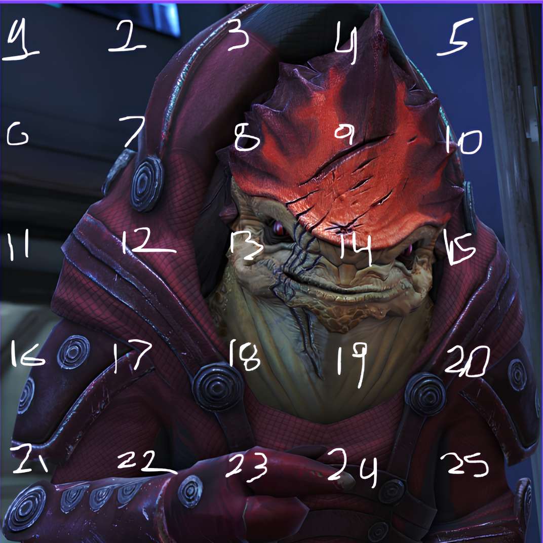 Wrex Mass Effect online puzzle